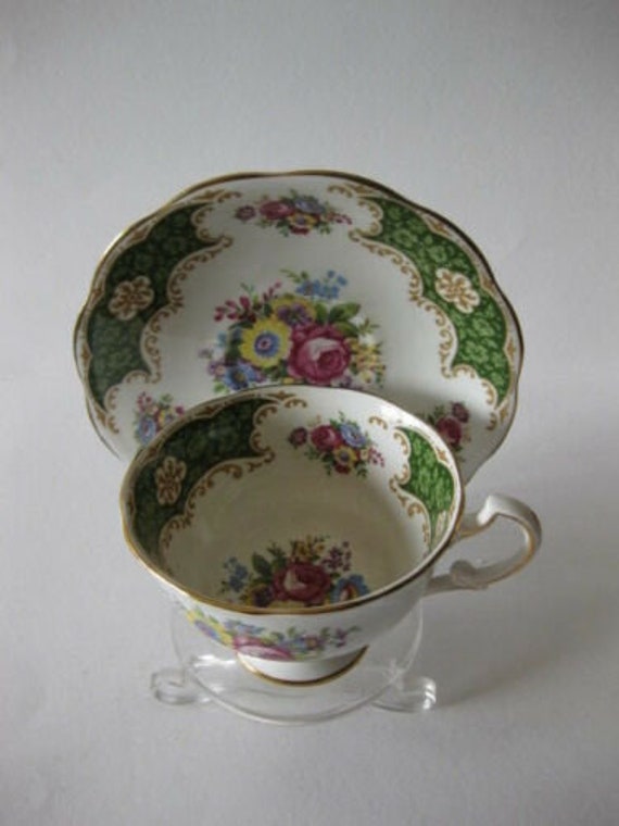 Royal Standard Fine Bone China England Bat Wing Pattern Dark Etsy