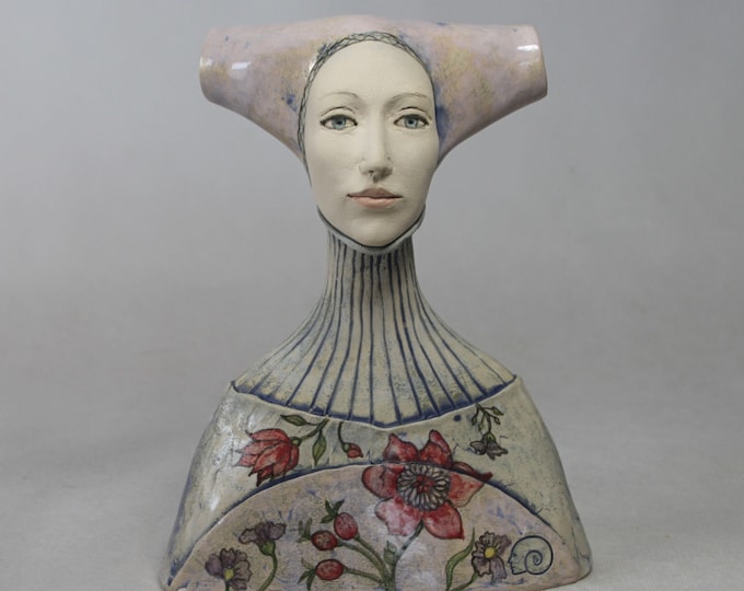 Female Ceramic Sculpture Fine Art Ceramic Art Object Etsy