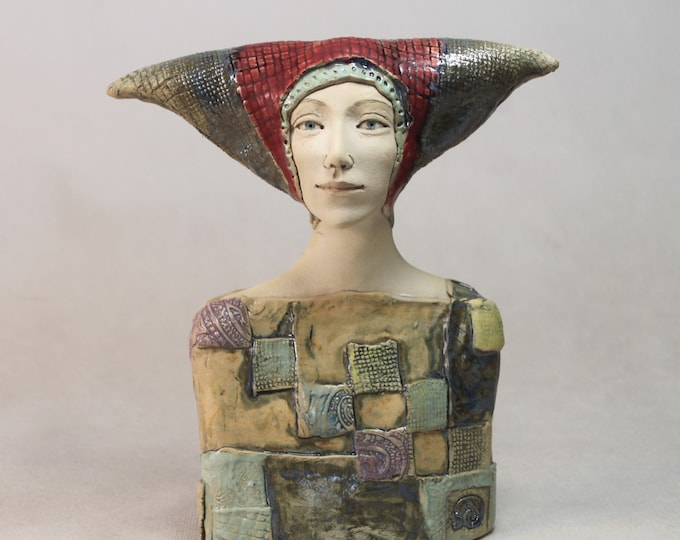 Sculpture Bust Ceramic Sculpture Fine Art Ceramic Art Etsy