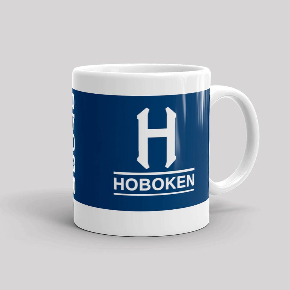Classic Hoboken 11 Oz Ceramic Coffee Mugs Etsy