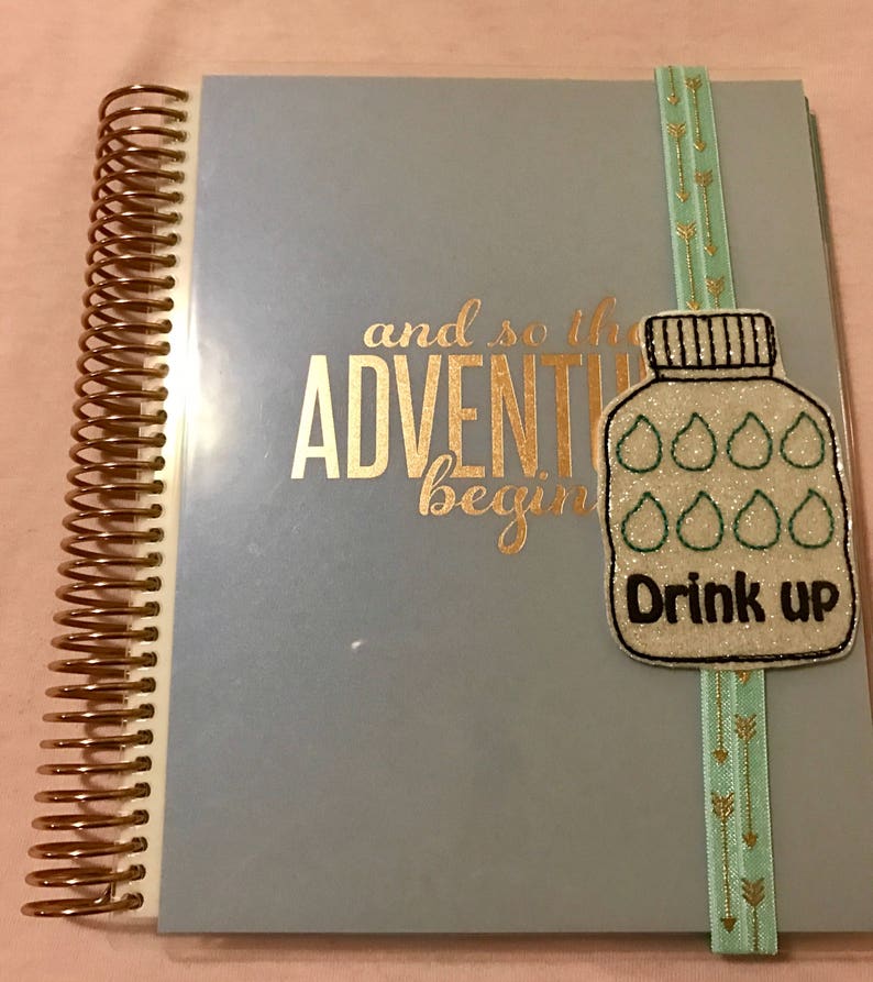 Drink Up Planner Band Bookmark Etsy