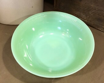 Jadeite Fire King Jane Ray Vegi Bowl