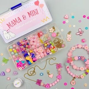 Personalized DIY Mama & Mini making jewelry kit Mother's day gift Activity box