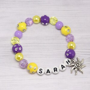 princess favors littlecharmco tangled bracelet princess gift princess party rapunzel party gift Tangled gift tangled gift bangle