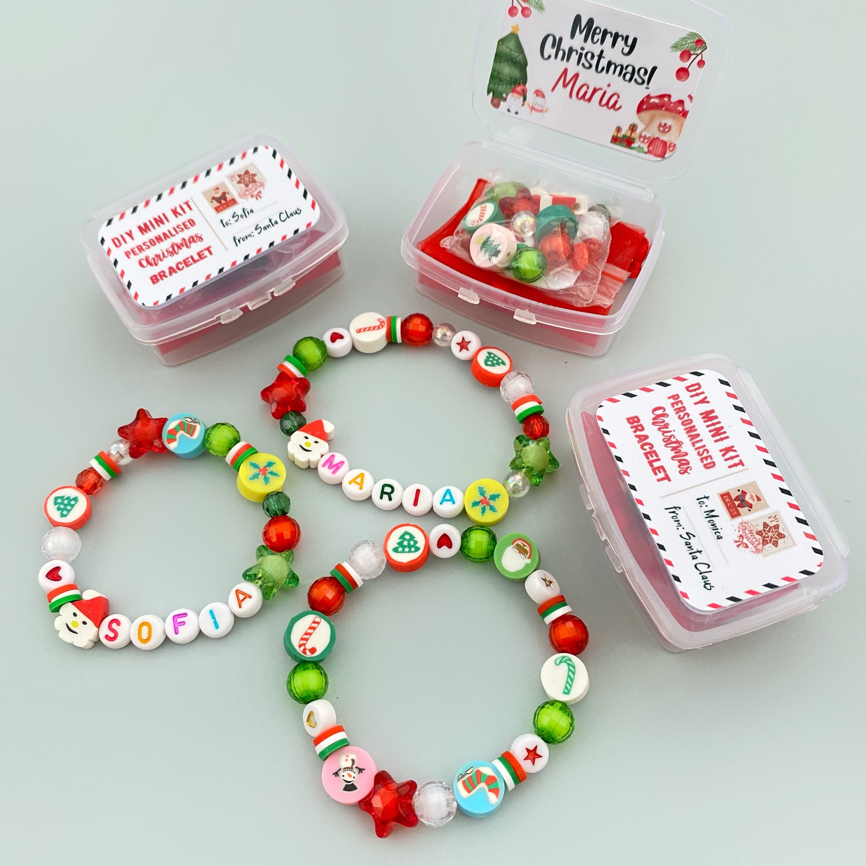 Christmas Gift DIY Bracelet Making Kit for Beginner Jewelry Making