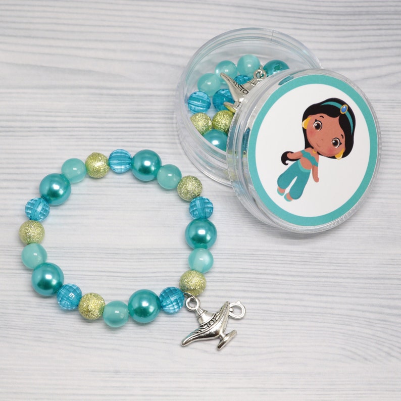 DIY princesse Jasmine bracelet Aladdin partie favorise Disney Etsy