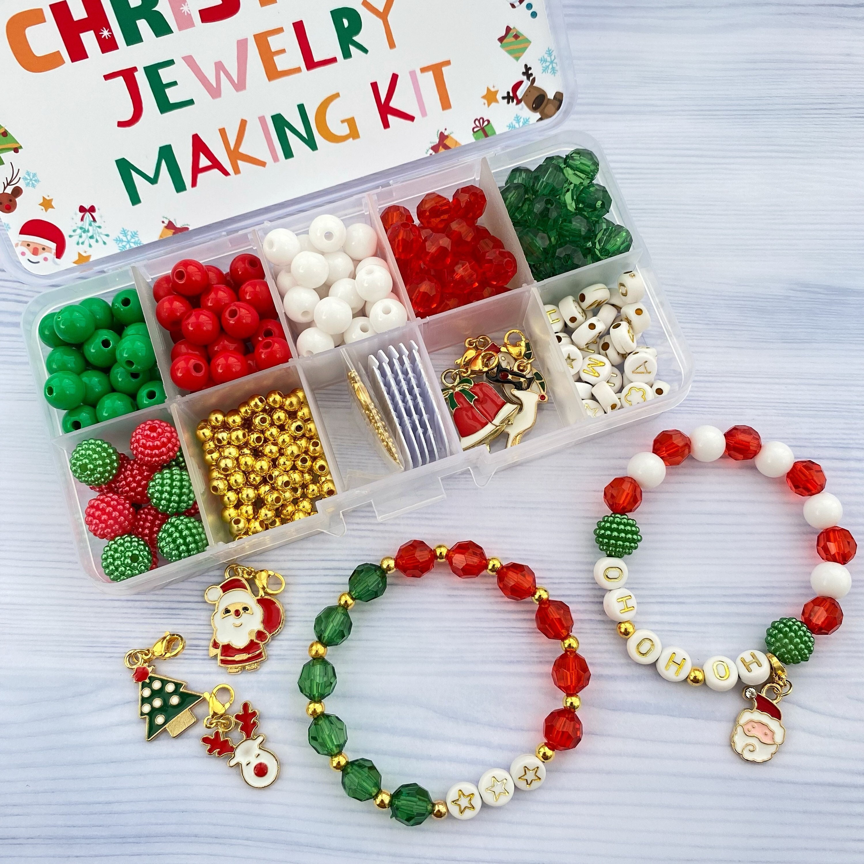 LITTLEFUN Jewelry Making Craft Beads Kits for Kids Girls- Best Christmas  Birthday Gift