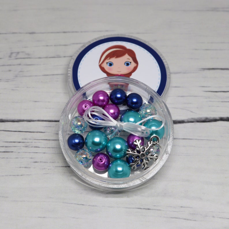 DIY princess Anna bracelet Frozen party favors Princess Anna Etsy