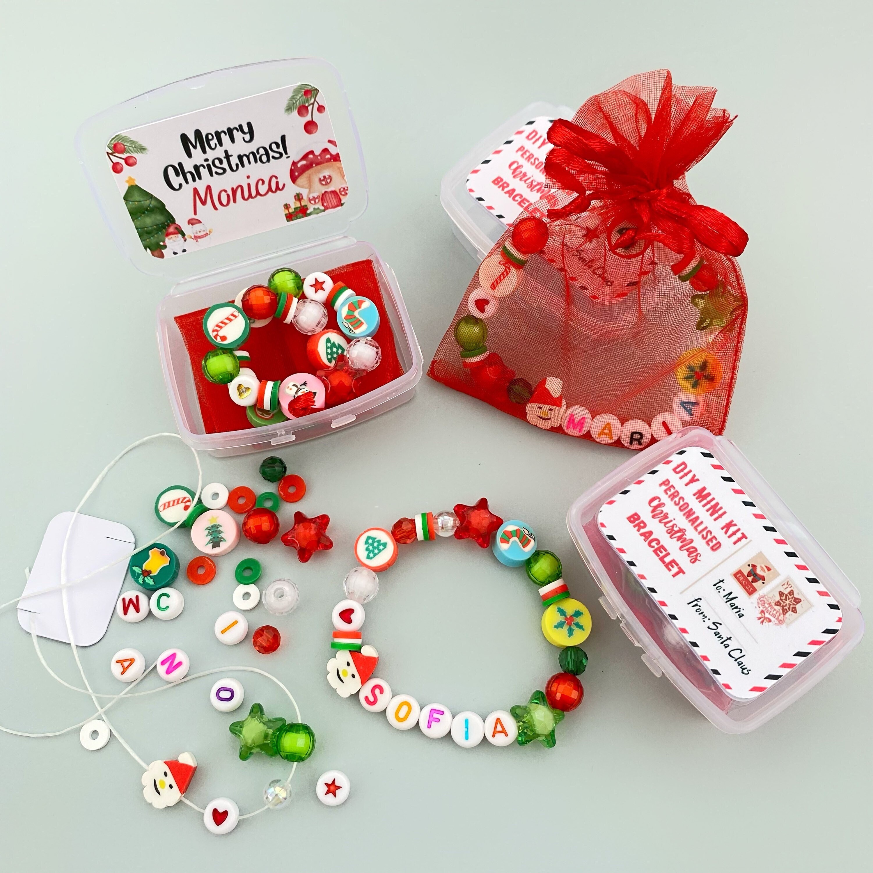 Girls Bracelet Making Kit DIY Craft Arts Christmas Gift For Kids