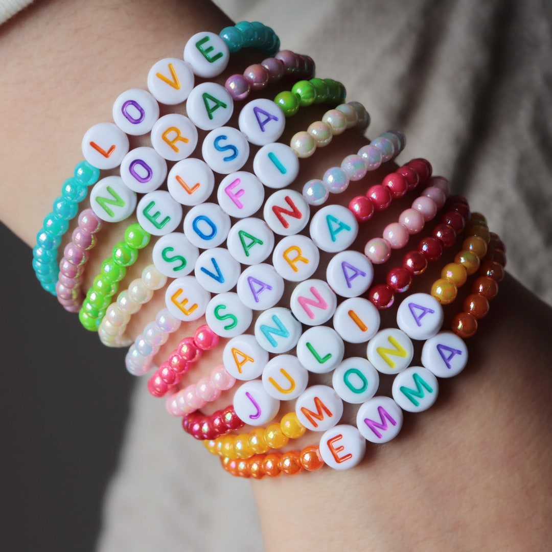 Pulseras personalizadas para niñas Pulseras con nombre para niños
