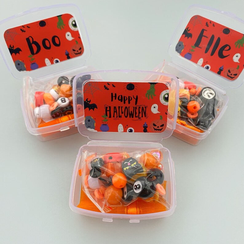 DIY Halloween Name Bracelet Halloween Gifts for Kids Making Etsy
