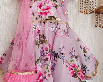 Floral Anarkali Etsy