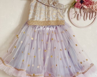 Mix Lilac Lehenga | Elegant Lehenga Choli | Lace Border Lehenga | Ruffle Lehenga | Kid Lehenga | Eid Outfit | Baby Lehenga | Lehenga Choli