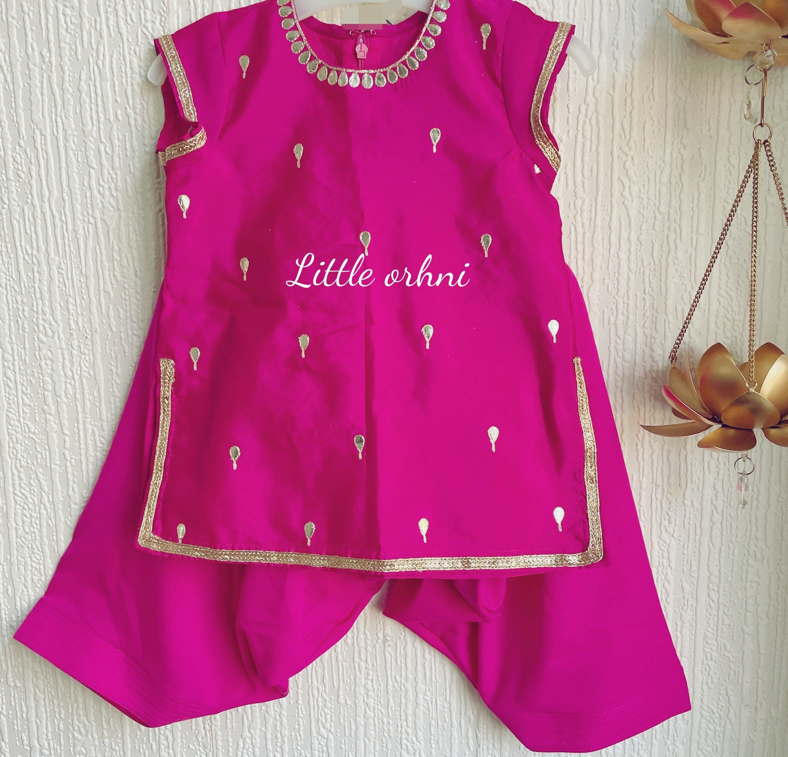 New Designer Baby Pink Color Punjabi Sahara Suit With Price