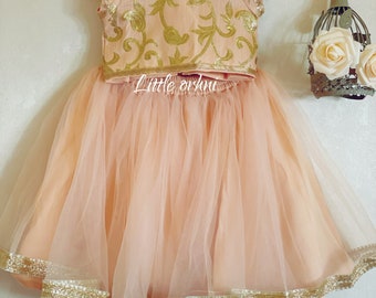 Baby Lehenga | Baby Lehenga for Babies | Full Embroidery Work Lehenga with Lace Border | Baby Indian Wear | Girl Indian Wear Traditional