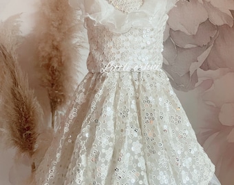 Snow Princess Lehenga | Ruffle Lehenga Choli | Sequin Work Lehenga | Embroidery Lehenga | Baby Lehenga | Eid Gift | Lehenga Choli