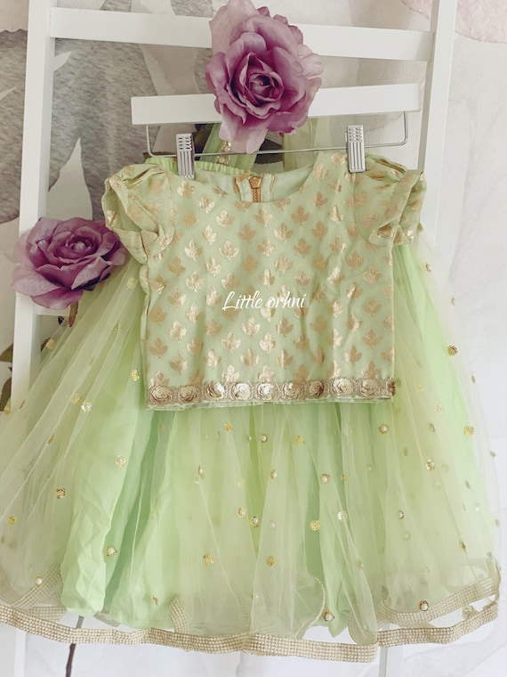 Small baby chaniya choli design discount