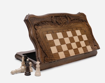 Handle chess, luxury chess set for traveling