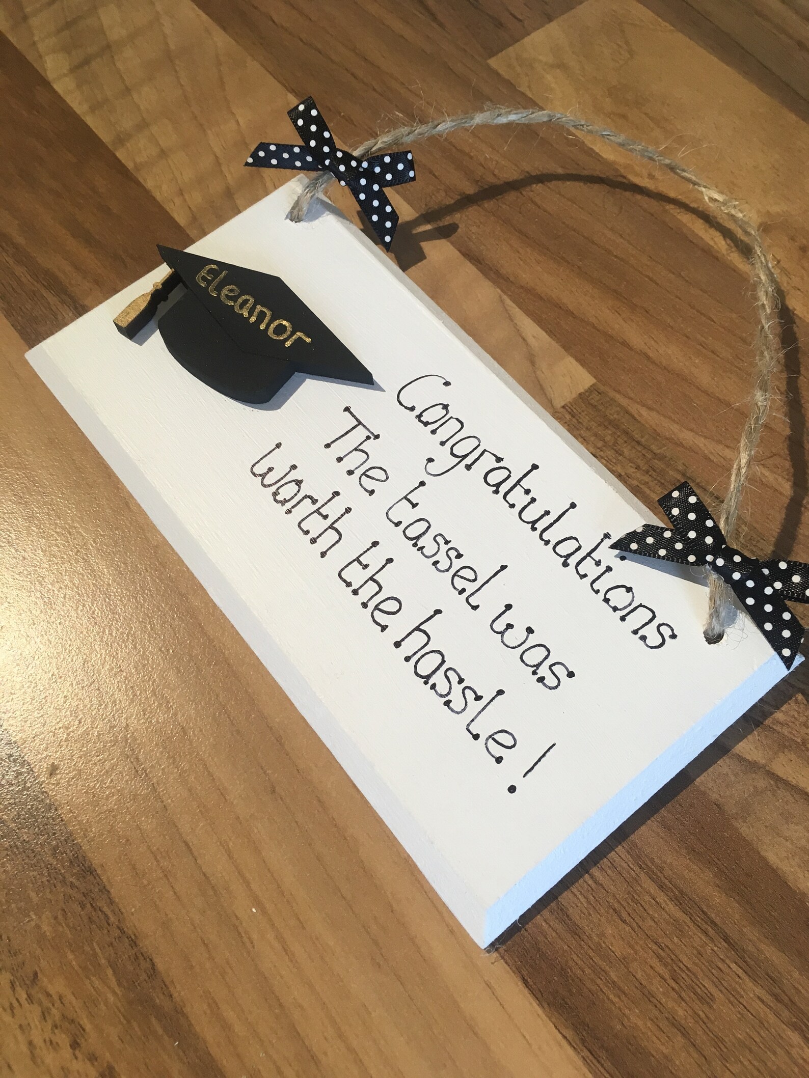 Graduation Gift Personalised Plaque Etsy UK