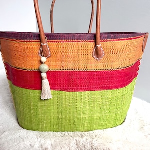 Strandtas, Markttas, Korbtas, Shopper, Basttasche, Strohtas, Fairtrade, Ibiza-tas, Totebag, Sommertas, Korb, Accessoire