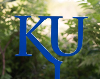 Kansas University - Jayhawks - KU - Garden Decor - Outdoor Decor - sign - NCAA - Lawn Decoration