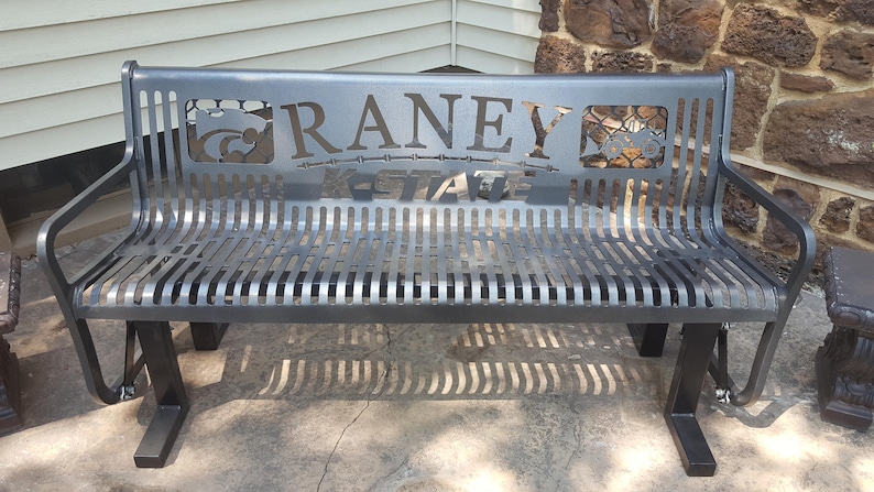 College Glider Bench Bench 6ft Father S Day Wedding Gift Personalized Patio Furniture Anniversary Gift Sports Home Living Patio Furniture Delage Com Br