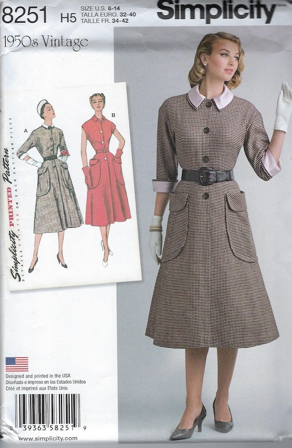 1950s a line dress