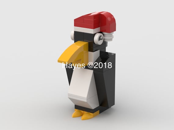 lego penguin ornament