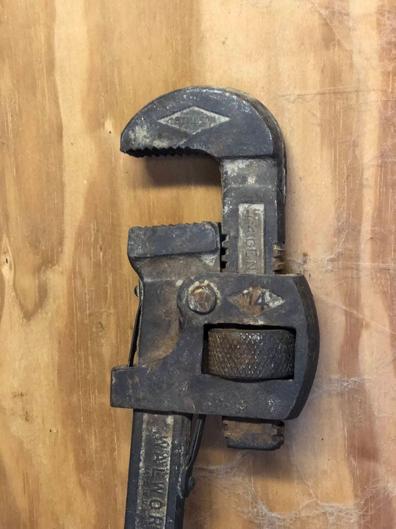 Antique Pipe Wrench Walworth Stillson 14 Pipe Wrench Etsy