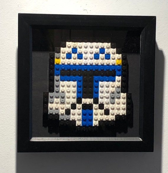 Starwars Captain Rex Brick Block Art Mosaic Wall Art Pixel Art Sci Fi Fan Art Etsy