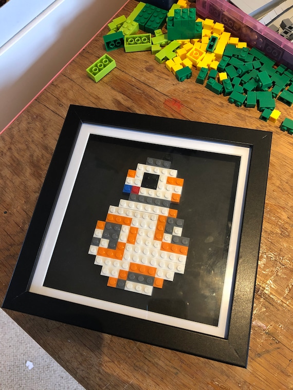 Starwars 8 Brick Block Fan Art Wall Art Mosaic Star Wars Etsy Starwars 8 Brick Block Fan Art Wall Art Mosaic Star Wars Etsy