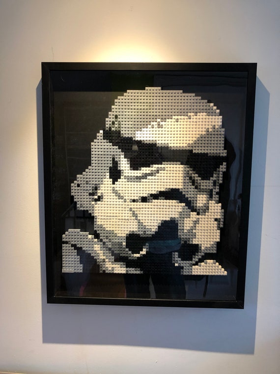 mist Muf Tegenslag Starwars Stormtrooper Mosaic Brick Block Wall Art - Etsy