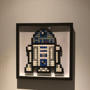 Starwars ‘ brick’ mosaic wall art R2D2