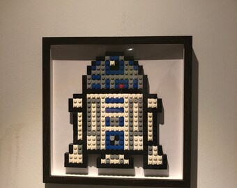 Starwars ' mattone' mosaico wall art R2D2