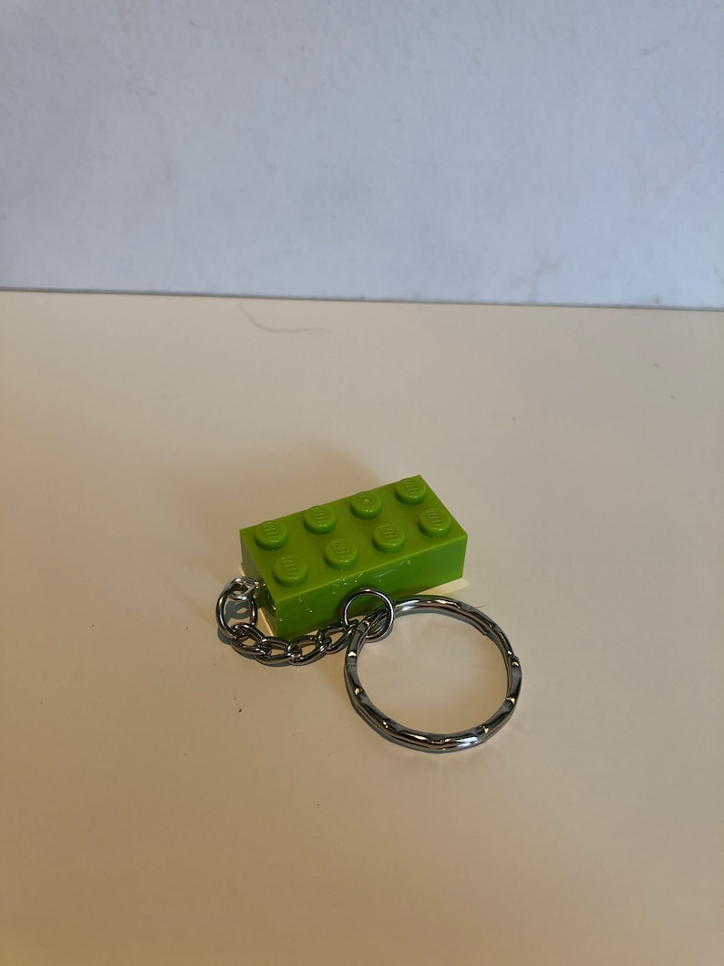 Brick Block Key Chain - Etsy UK