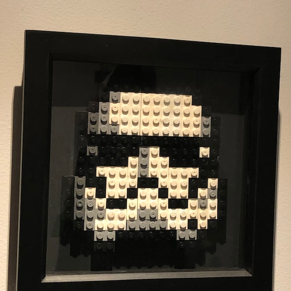 Starwars, stormtrooper, brick block art mosaic, wall art, pixel art, sci fi, fan art