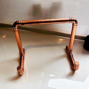 Support de livre en cuivre pour iPad