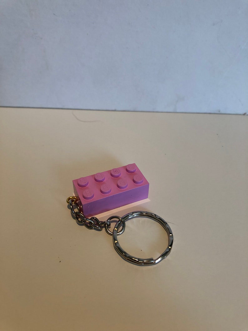 Brick Block Key Chain - Etsy UK