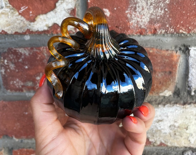 Large Clear Glass Pumpkin Jar With Lid / MULTIFUNCTIONAL Pumpkin Cookie