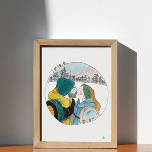 13x18 CM REALISTICO  Acquerello ritratto personalizzato
