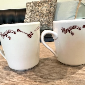 Pair of “El Rancho” Restaurant Ware Mugs by Sterling China
