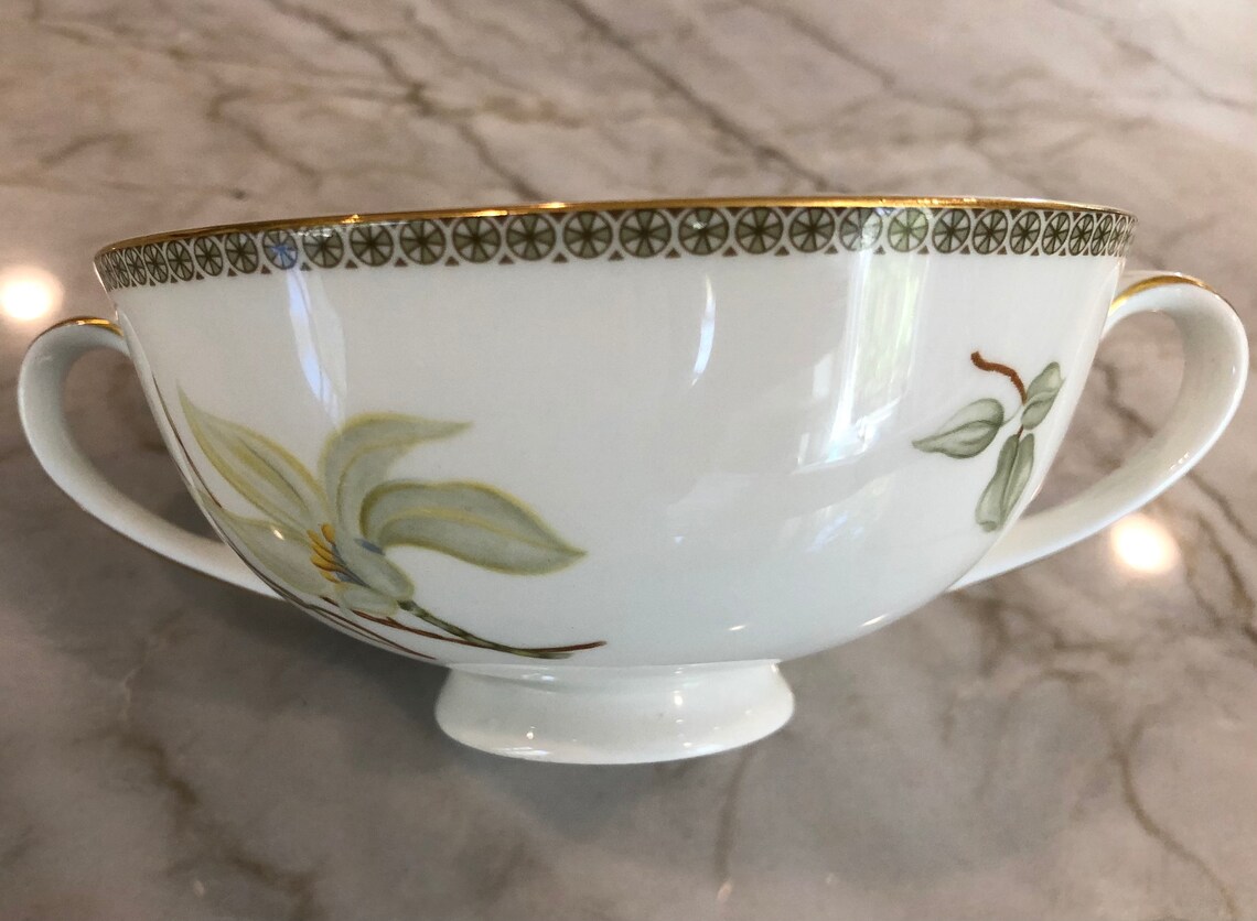 Royal Doulton White Nile 2 Cream Soup Bowls Bone China Etsy