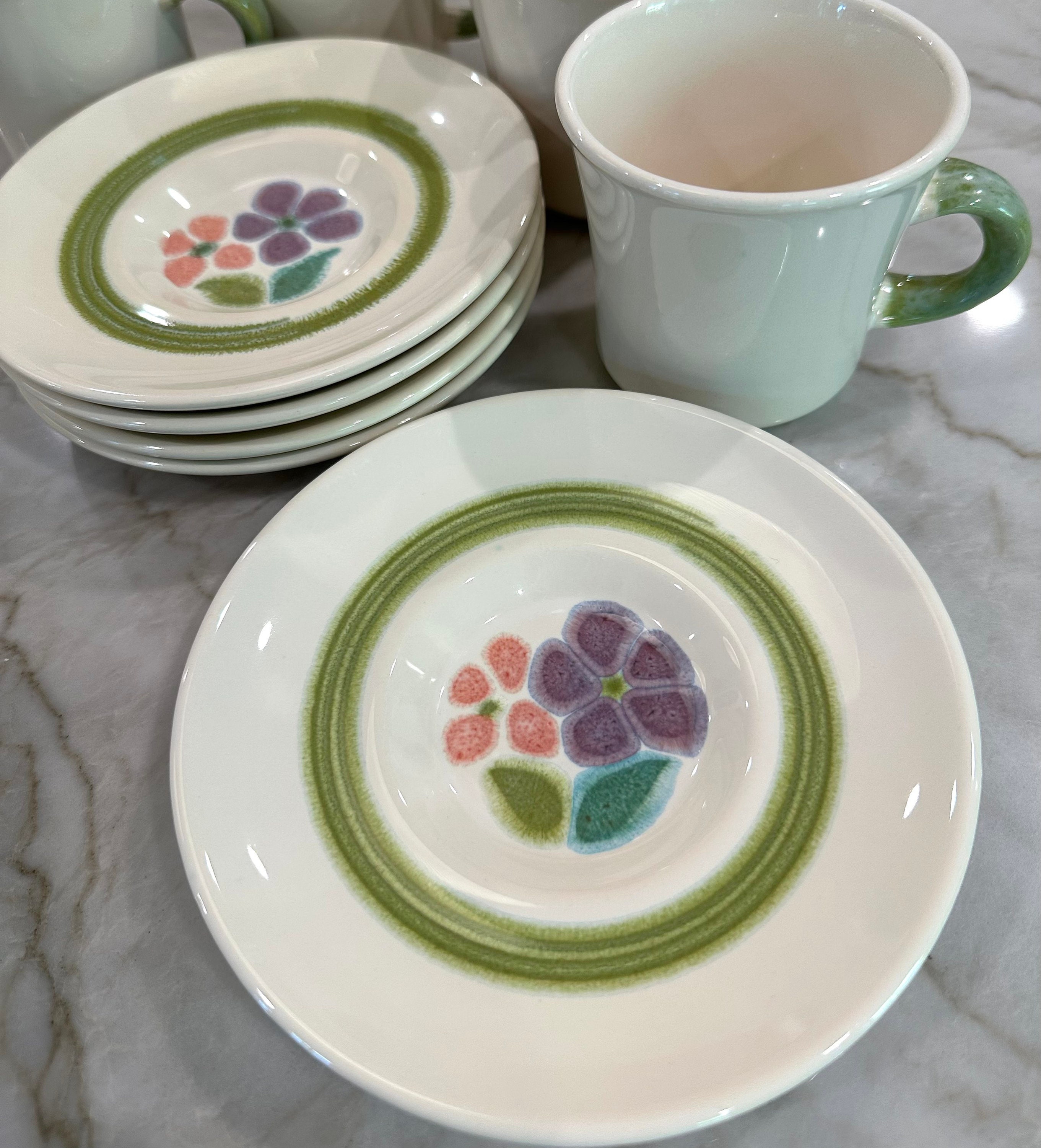 Franciscan “floral” Saucers