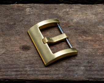 Brass/ Bronze  buckle (18 mm, 20 mm, 22 mm, 24 mm, 26 mm)