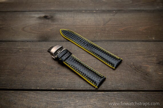 Sailcloth water-resistant watch strap 17-24 mm.