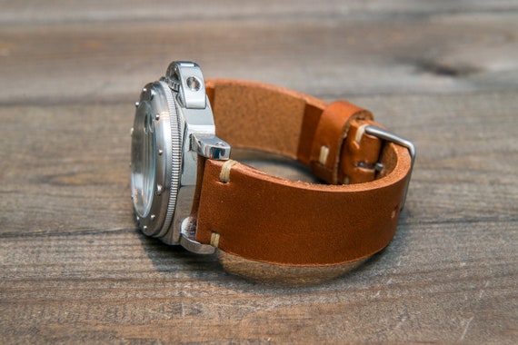 Thick leather shop watch bands