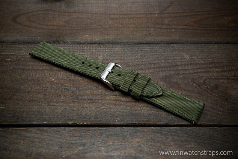 Sailcloth, Canvas waterproof watch strap image 4