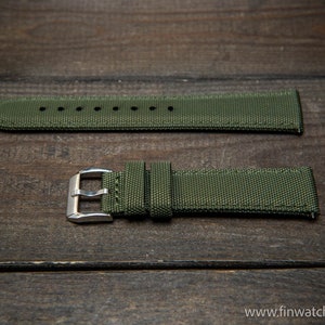 Sailcloth, Canvas waterproof watch strap image 3