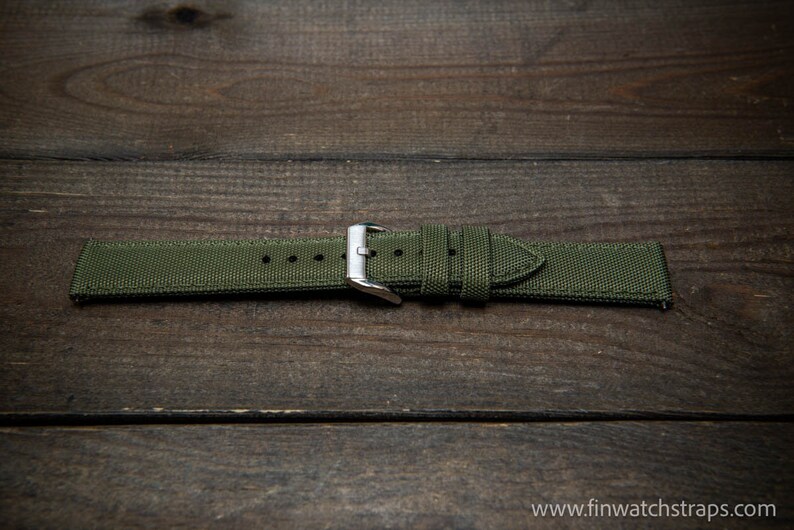 Sailcloth, Canvas waterproof watch strap image 5