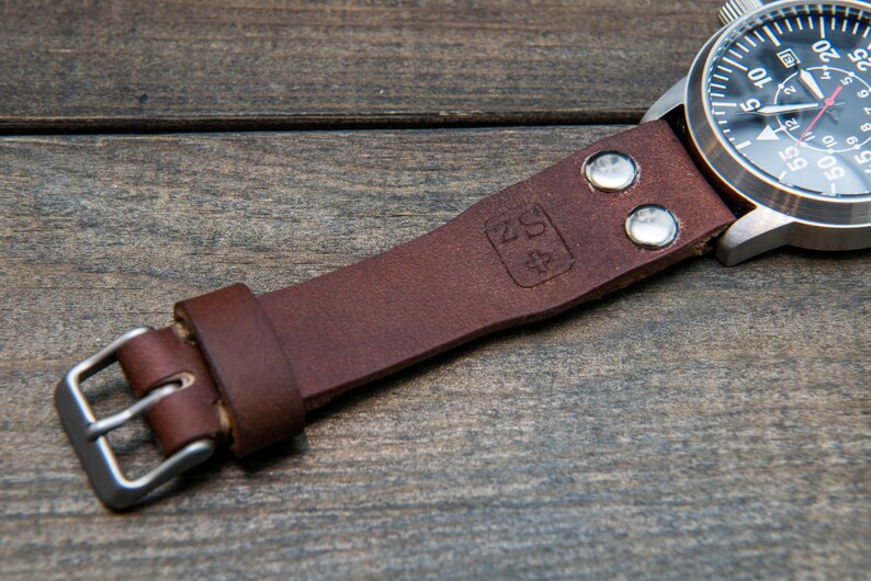 Vintage Pilot Swiss Ammo Watch Strap Thickness 254 Mm Made Etsy Canada